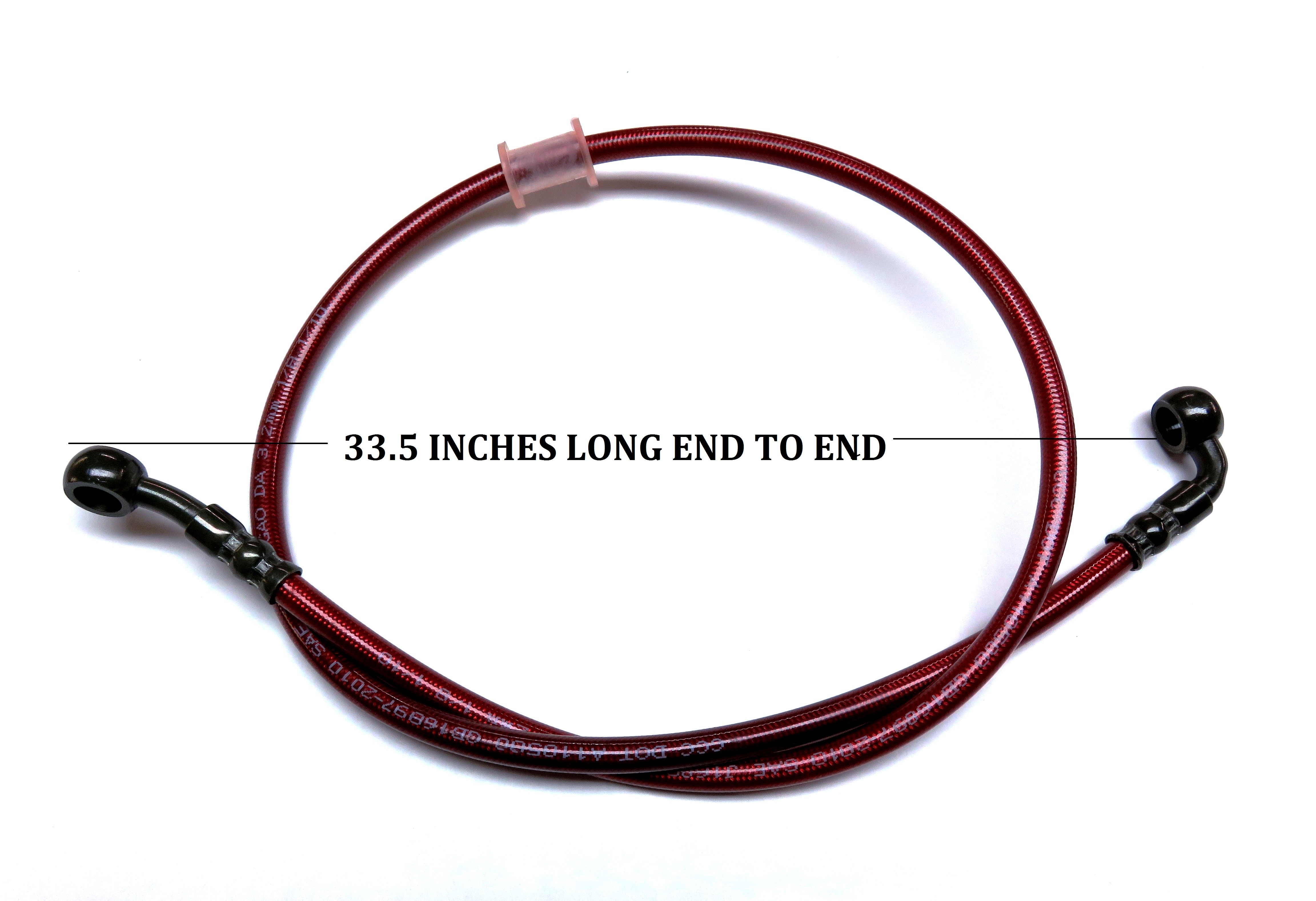 Brake line front hose 33.5 inches  