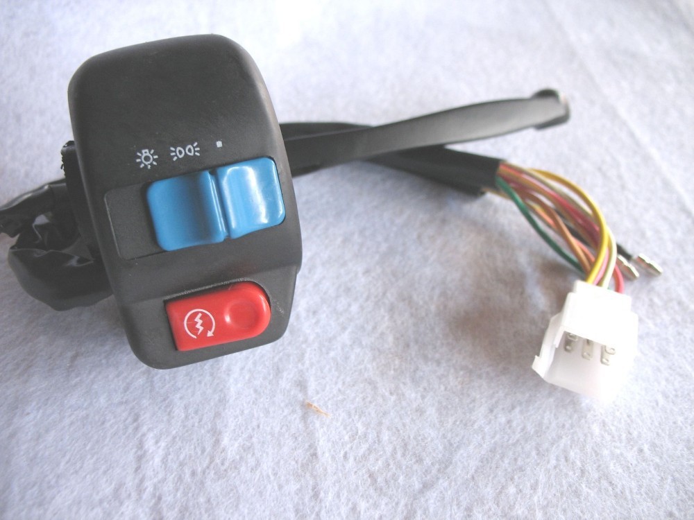 Brake Lever right side with headlight and horn buttons for Ebike Pros Rush, Daymak, Emmo, Tao Tao Gio rzr zetta
