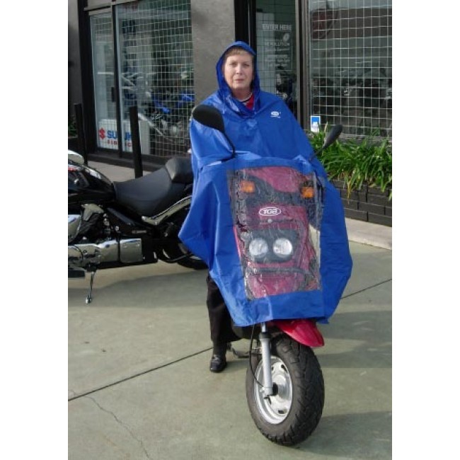 COVER RAIN PONCHO FOR RIDER WATERPROOF CAN BE USED AS A PARTIAL COVER FOR EBIKE AND FULL COVER FOR RIDER
