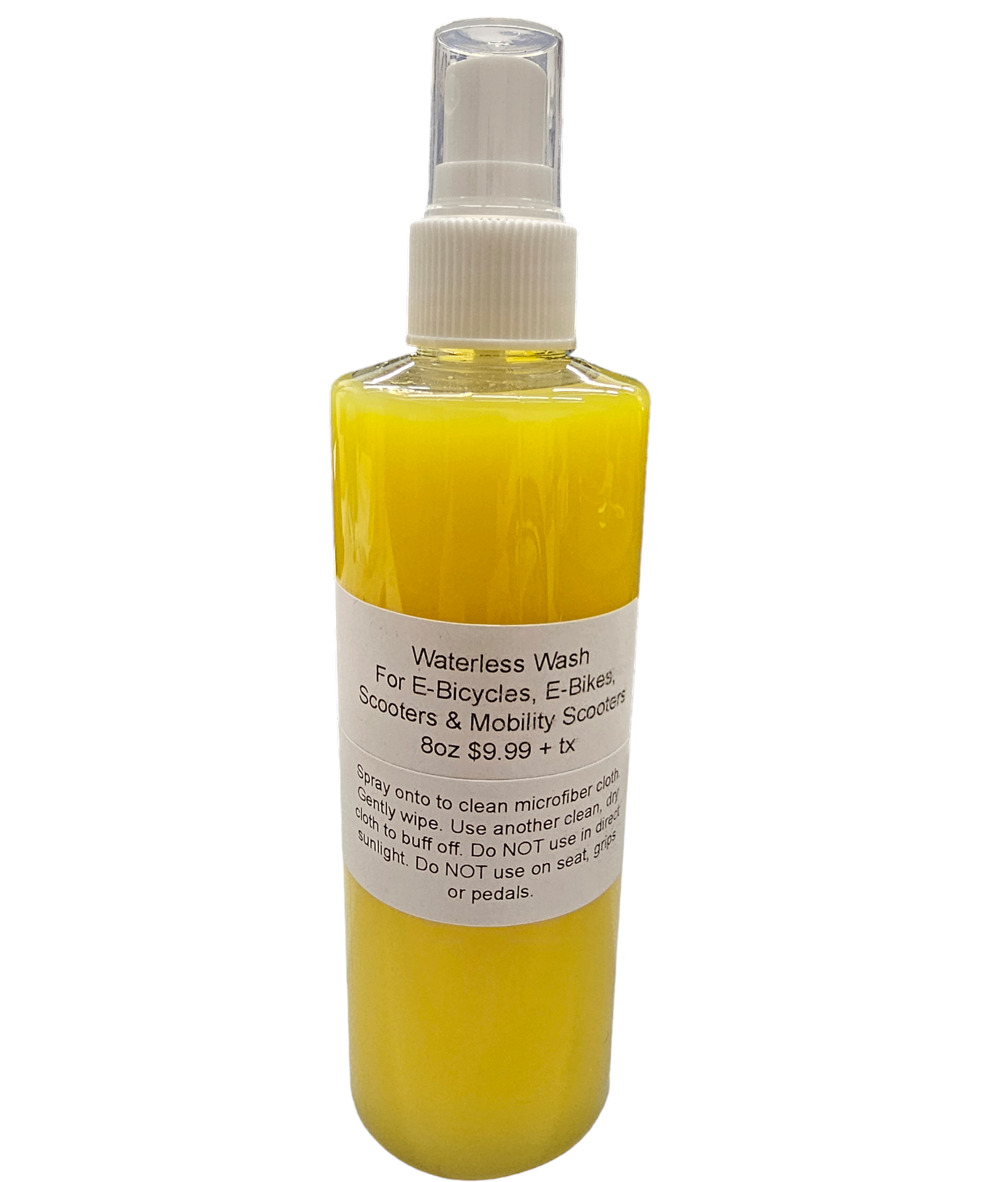 Waterless Wash For E-Bicycles, E-Bikes, Scooters & Mobility Scooters