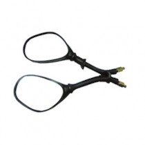 Mirror Set - Black - Universal For Ebike Pros, Daymak, Emmo,Tao Tao, Gio and all other makes and models 8mm universal thread ebike mirror