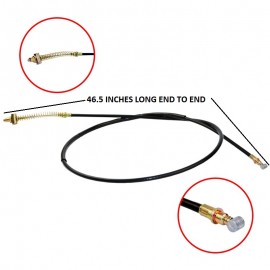 Brake Cable Front 46.5 Inches for Ebike Pros Freedom, Gio, Daymak, Emmo Universal Ebike and Electric Scooters