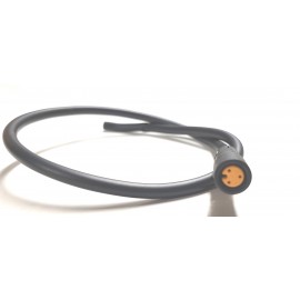 E-Bicycle Throttle - Connection Wire - FEMALE - 3 pin - Diameter 8mm - 30cm - (ORANGE)