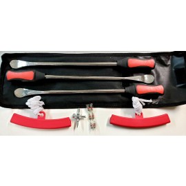 Tire Change Repair Kit (incl 3 tire levers assorted sizes, pins, valves and holder)